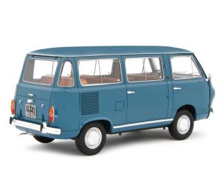 Fiat 850 Familiare 1965-76 Blu Laudoracing 1:18 Resinemodell (Türen, Motorhaube... nicht zu öffnen!)